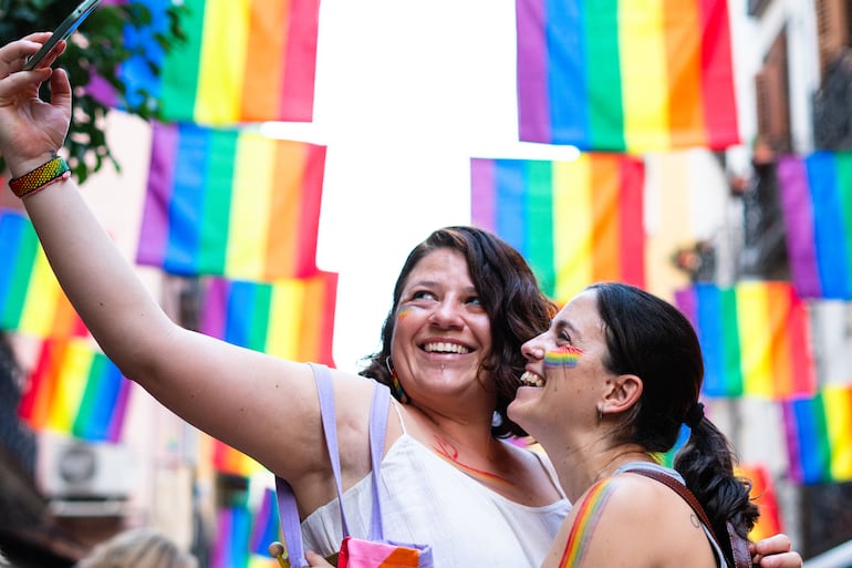 Mes del Orgullo, concepto de comunidad Lgbt.