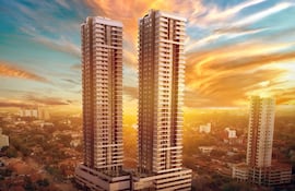 Las imponentes dos torres de “Fortaleza Carmelitas”.