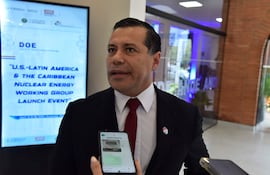 Félix Sosa participa en el evento de lanzamiento del Grupo de Trabajo sobre Energía Nuclear en América Latina y el Caribe.