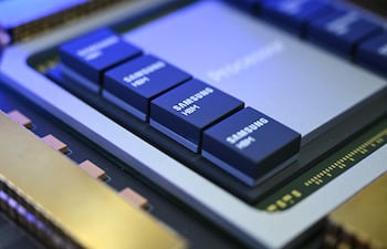 Set de chips producidos por Samsung.