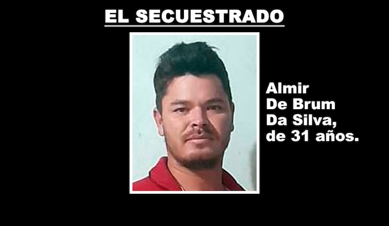 Almir De Brum Da Silva, secuestrado por el EPP en Curuguaty.