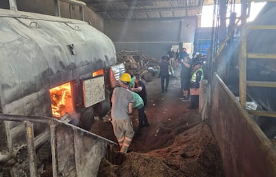 La incineración de la marihuana se realizó en las instalaciones de una empresa particular de la colonia Jejuí