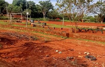 calles en pésimo estado en Capiatá