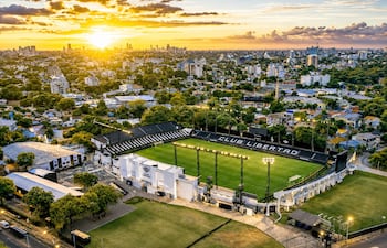 Hermosa postal del estadio La Huerta de Libertad, ubicado en el barrio Las Mercedes de Asunción.