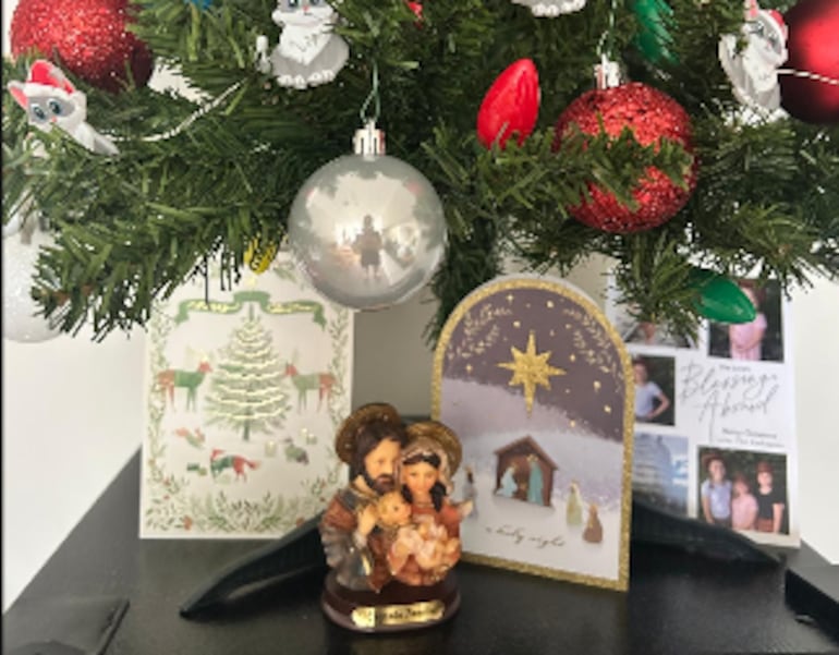 Pesebre de Claudia Casanovas y Enrique Giménez, paraguayos residentes en Estados Unidos.