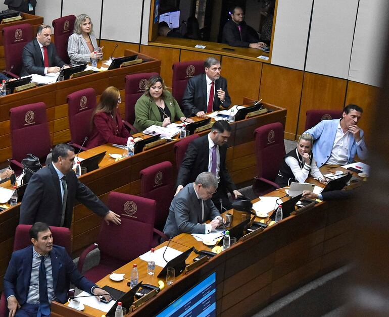 Sesión plenaria del Senado