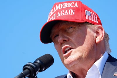 Donald Trump, expresidente de los Estados Unidos.