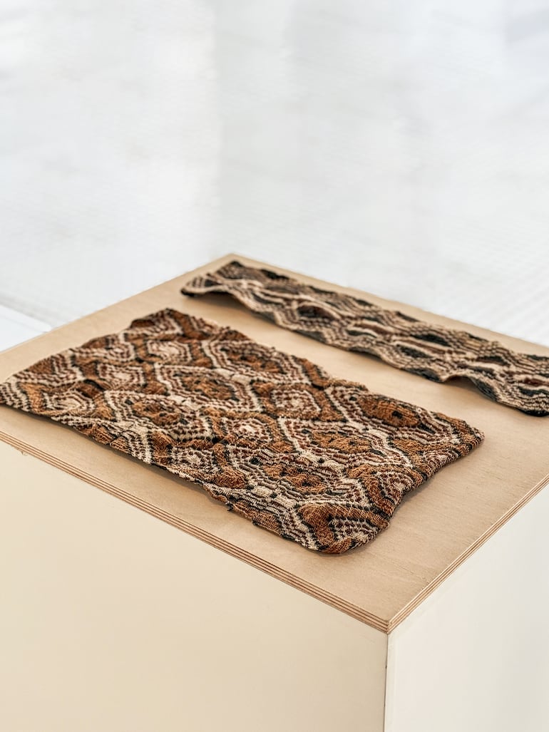 Tejidos elaborados con fibras de caraguatá también se podrán encontrar en esta exposición de textiles latinoamericanos.