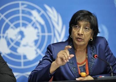 La presidenta de la Comisión Internacional Independiente de Investigación de la ONU sobre los Territorios Palestinos Ocupados, Navi Pillay