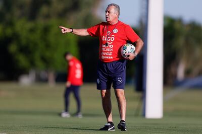 El argentino Gustavo Alfaro, entrenador de la selección de Paraguay.
