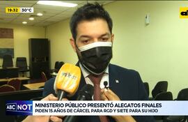 Ministerio público presentó alegatos finales