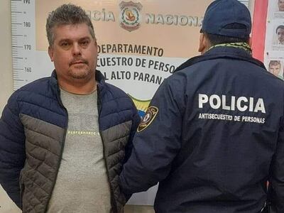 Osmar Wottrich Noguera, detenido durante un allanamiento en Tavapy.