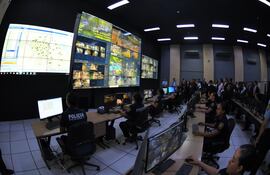 Oficina de Monitoreo por Dispositivos Electrónicos de Control (OMDEC) de la Policía Nacional.