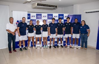 Team Paraguay para el Sub14 de COSAT, que competirán en Brasil y Argentina.