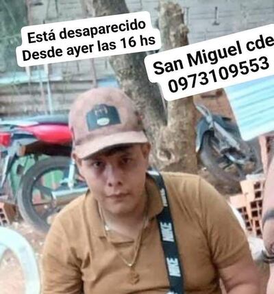 joven desaparecido con discapacidad mental