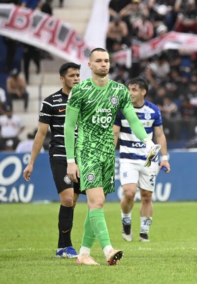 Facundo Ezequiel Insfrán Lirussi (04/05/2006), arquero de Olimpia,