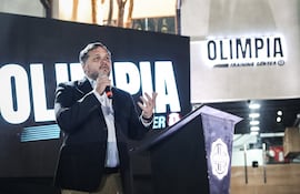 El presidente de Olimpia Rodrigo Nogués.