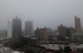 Se espera neblina en Asunción durante la primera parte de la mañana.