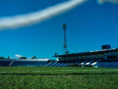 El estadio Río Parapití del Sportivo 2 de Mayo de Pedro Juan Caballero.