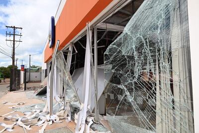 Ataque a la sucursal del banco Itaú en Katueté. 