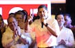 El vicepresidente de Paraguay, Pedro Alliana, habla en un evento tras la elección de Camilo Pérez como candidato de la Lista 1 del Partido Colorado, para disputar la Municipalidad de Asunción en las elecciones municipales del próximo 4 de octubre en Asunción (Paraguay). EFE/ Juan Pablo Pino