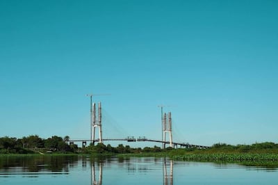 Puente de la bioceanica en el Chaco.
