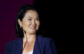 La presidenta de Perú, Keiko Fujimori