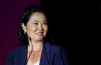 La presidenta de Perú, Keiko Fujimori
