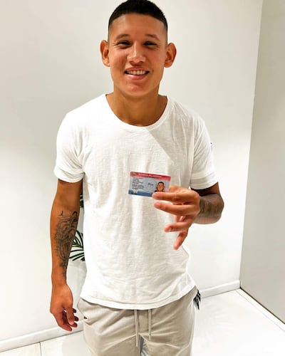 El defensor Juan José Cáceres (22 años) obtuvo la nacionalidad paraguaya.