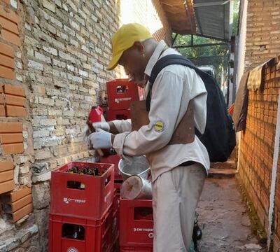 Los funcionarios del Senepa visitan cada barrio de las ciudades de Cordillera.