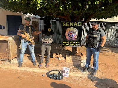 Detenidos en operativos de la Senad en Concepción.