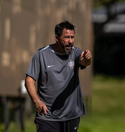 Pablo Andrés Sánchez Spucches (53 años), más conocido como "Vitamina", entrenador argentino de Olimpia.