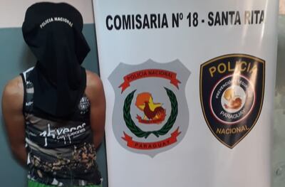 El presunto autor fue aprehendido y trasladado a la comisaría local.