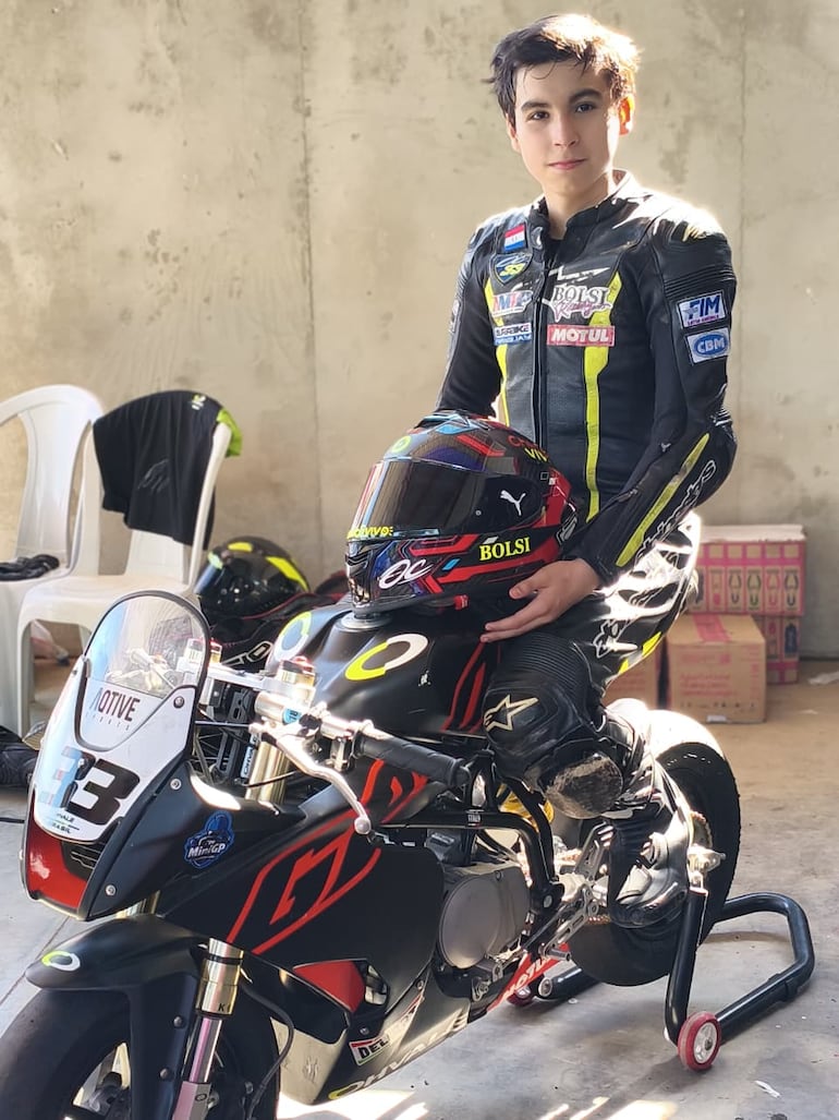 Oliver Cuevas y su inseparable #33.