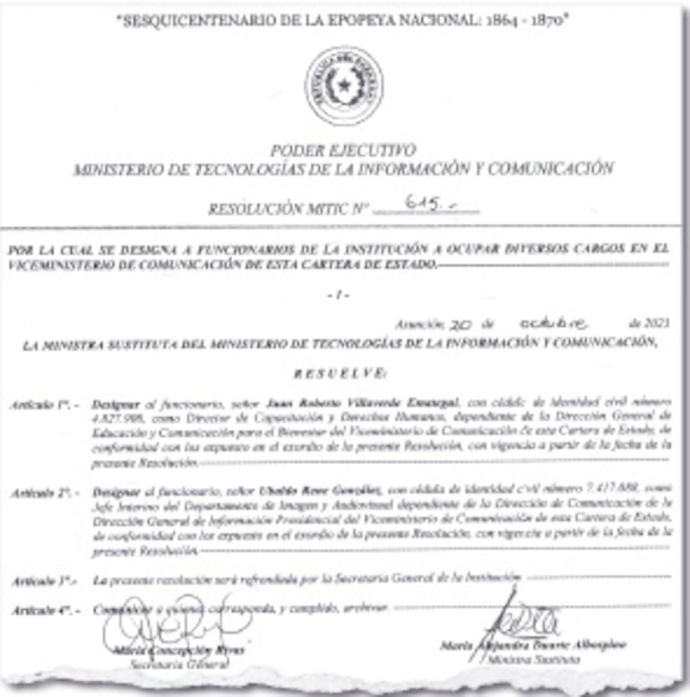 El 20 de octubre de 2023, Alejandra Duarte lo designó director en la institución.