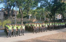 Se anuncia la dotación de 500 efectivos policiales para la cobertura del Operativo Verano en San Bernardino.