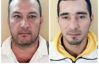 Ignacio Cubilla, alias Nacho, y Pascual Benítez Miranda, alias El Sicario, fugados de la penitenciaría regional de Misiones.