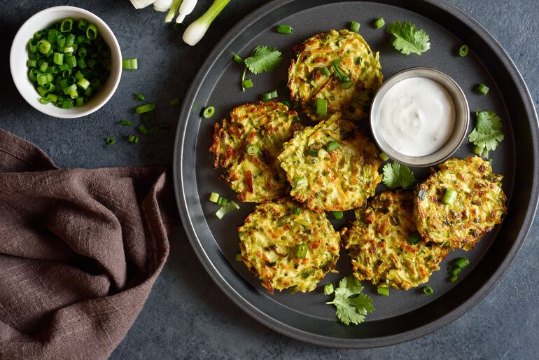 Buñuelos de zucchini.