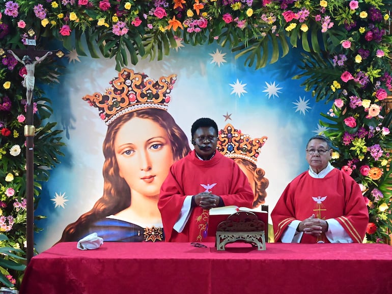 El Polideportivo CEMA fue sede de la Santa Misa Central, acto principal de las festividades marianas.