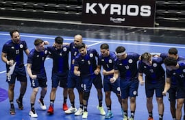 Grito de guerra guaraní. Ayer cayeron contra el campeón, Brasil, y hoy enfrentan a Argentina.