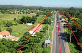Según el trazado del megaproyecto de ampliación de rutas de acceso a la PY02, el MOPC "cortará" la escuela Alfonso Boccard, de Estanzuela, en Areguá.