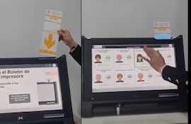 Máquinas de votación. Cómo votar paso a paso