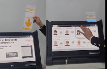 Máquinas de votación. Cómo votar paso a paso