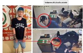 Hugo Alberto Cibils Aguilera detenido por participar de un atraco ocurrido en setiembre pasado.