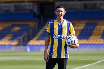 Ángel Di María retornó a Rosario Central tras su dilatada carrera en Europa.