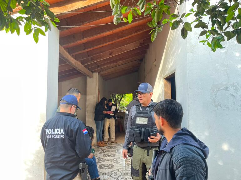 policía atyrá supuesto secuestro