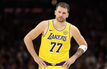 Luka Doncic (27 años), estelar jugador de Los Ángeles Lakers.