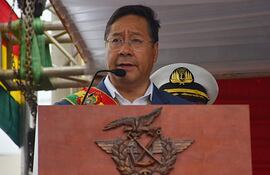 El presidente de Bolivia, Luis Arce.