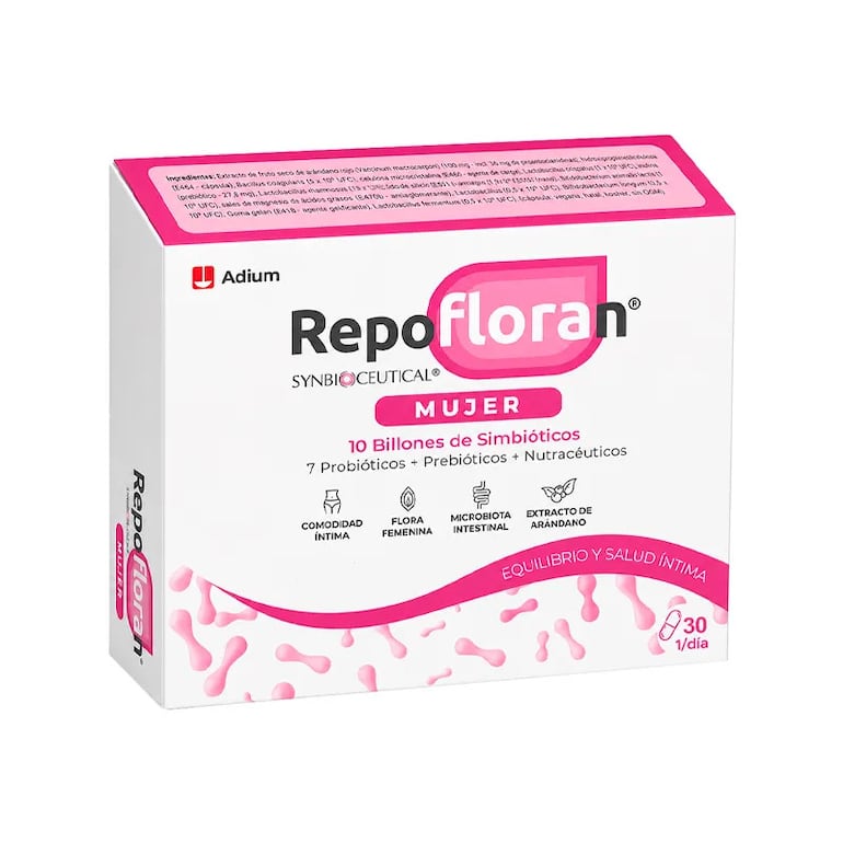 Repofloran cuenta con un producto específicamente diseñado para mujeres.