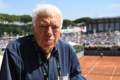 Nicola Prietrangeli, leyenda del tenis italiano, fallecido a los 92 años.